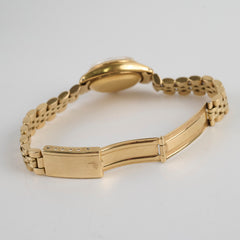 Rolex 26mm Vintage Oyster Perpetual 18k Gold Watch Circa 1960