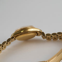 Rolex 26mm Vintage Oyster Perpetual 18k Gold Watch Circa 1960