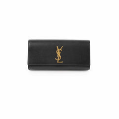 Saint Laurent Logo Clutch Black