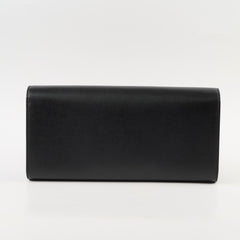 Saint Laurent Logo Clutch Black