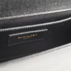 Saint Laurent Logo Clutch Black
