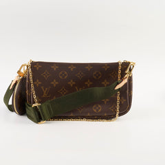 Louis Vuitton Multi Pochette Monogram (khaki strap)