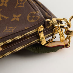 Louis Vuitton Multi Pochette Monogram (khaki strap)