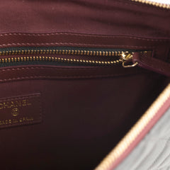 Chanel O case Clutch Caviar Black