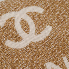 Chanel Wool Scarf Beige