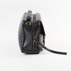 Gucci Small Marmont Camera Bag Top Handle Bag