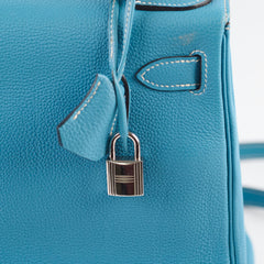 Deal of The Week - Hermes Kelly 28 Togo Leather Blue Jeans - G square (2003)