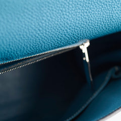 Deal of The Week - Hermes Kelly 28 Togo Leather Blue Jeans - G square (2003)