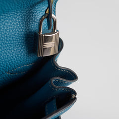 Deal of The Week - Hermes Kelly 28 Togo Leather Blue Jeans - G square (2003)