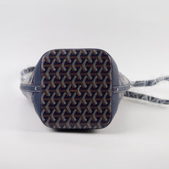 Goyard Petit Flot Bucket Bag Navy