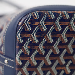 Goyard Petit Flot Bucket Bag Navy