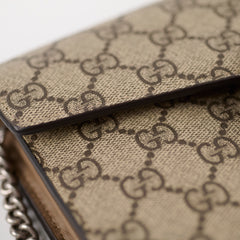 Gucci Dionysus GG Supreme Wallet on Chain WOC