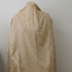 Louis Vuitton Beige Scarf Wool/Silk 135 x 135cm