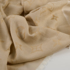 Louis Vuitton Beige Scarf Wool/Silk 135 x 135cm