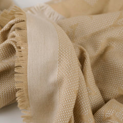 Louis Vuitton Beige Scarf Wool/Silk 135 x 135cm