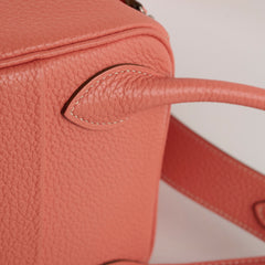 Hermes Lindy 30 Flamingo Clemence PHW 2013