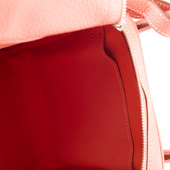 Hermes Lindy 30 Flamingo Clemence PHW 2013