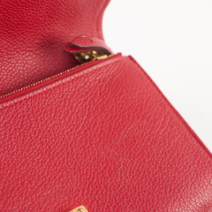 Louis Vuitton Wallet On Chain Red Empreinte