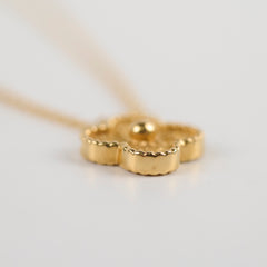Van Cleef & Arpels Vintage Alhambra 18k Yellow Gold Necklace