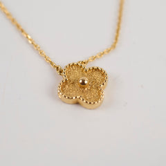 Van Cleef & Arpels Vintage Alhambra 18k Yellow Gold Necklace