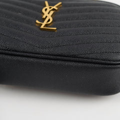 Saint Laurent Mini Camera Lou Crossbody Bag Black