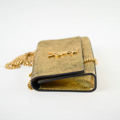 Saint Laurent Small Kate Gold Metallic