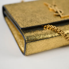 Saint Laurent Small Kate Gold Metallic