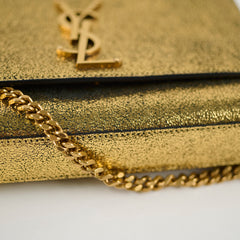 Saint Laurent Small Kate Gold Metallic