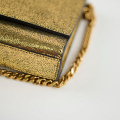 Saint Laurent Small Kate Gold Metallic