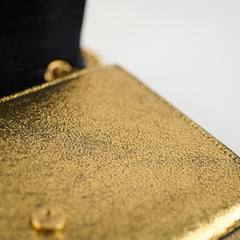 Saint Laurent Small Kate Gold Metallic