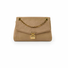 Louis Vuitton Germain Shoulder Bag Empreinte Beige