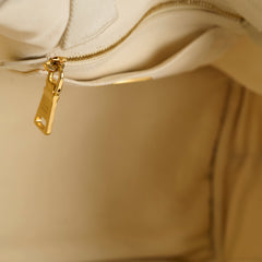 Prada White Canapa Medium Bag