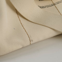 Prada White Canapa Medium Bag