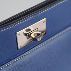 Hermes Toolbox 20 Verso Swift Blue C Stamp