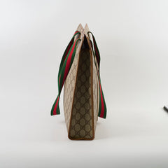 Gucci GG Surpreme Sherry Line Tote Brown
