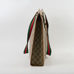 Gucci GG Surpreme Sherry Line Tote Brown