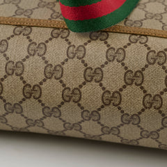Gucci GG Surpreme Sherry Line Tote Brown