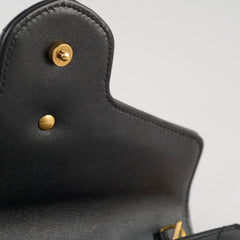 Gucci Marmont Matelasse Crossbody Bag Black