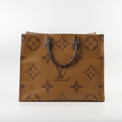 Louis Vuitton On The Go GM Reverse Monogram Micorchip