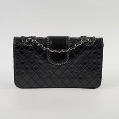 Chanel Madison Patent Shoulder Bag Black
