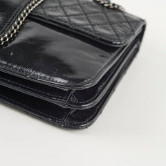 Chanel Madison Patent Shoulder Bag Black