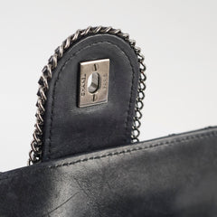 Chanel Madison Patent Shoulder Bag Black