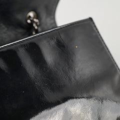 Chanel Madison Patent Shoulder Bag Black