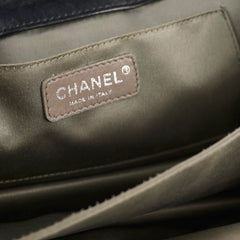 Chanel Madison Patent Shoulder Bag Black