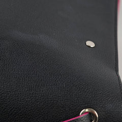 Louis Vuitton Lock Me Bucket Bag Black/Fuschia