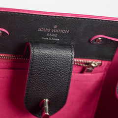 Louis Vuitton Lock Me Bucket Bag Black/Fuschia