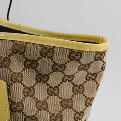 Gucci GG supreme Canvas Tote Bag Yellow