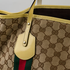 Gucci GG supreme Canvas Tote Bag Yellow