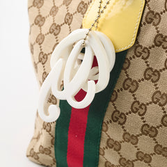 Gucci GG supreme Canvas Tote Bag Yellow