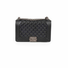 Chanel Lambskin Old Medium Black Series 20
